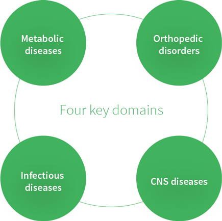 Four key domains