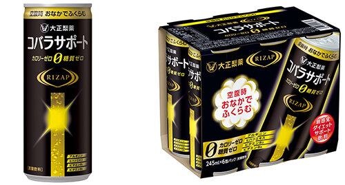 空腹時に飲んでふくらむダイエットサポート飲料に 新提案 大正製薬 Rizap コラボ製品 コバラサポートｒ 新発売 大正製薬