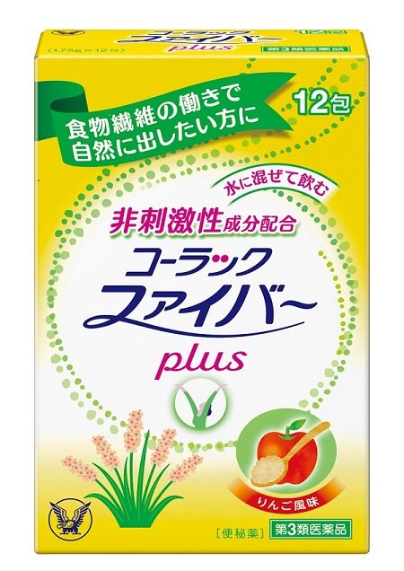 非刺激性成分をダブルで配合した便秘薬「コーラックファイバーｐｌｕｓ」新発売