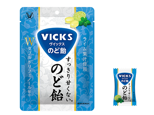 「ヴイックス　すっきり甘くないのど飴」 個包装タイプになってリニューアル発売！！