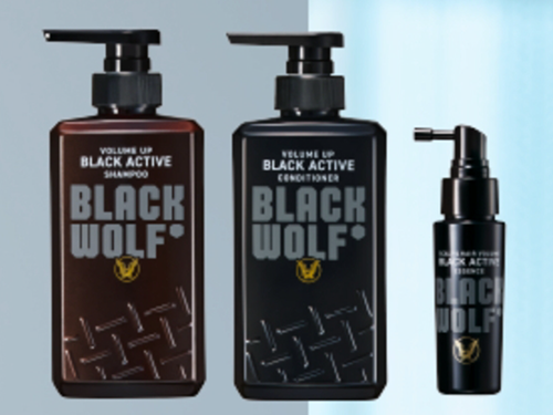 ツヤのある黒髪をキープする。「BLACK WOLF（ブラックウルフ）」がリニューアル！！