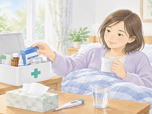 「かぜ薬があって助かった」経験が常備のきっかけに