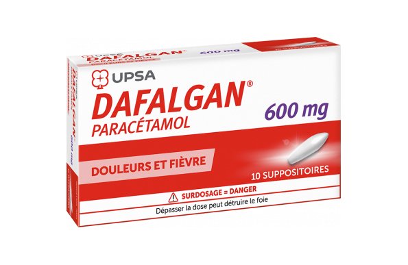 Dafalgan® 600mg suppository