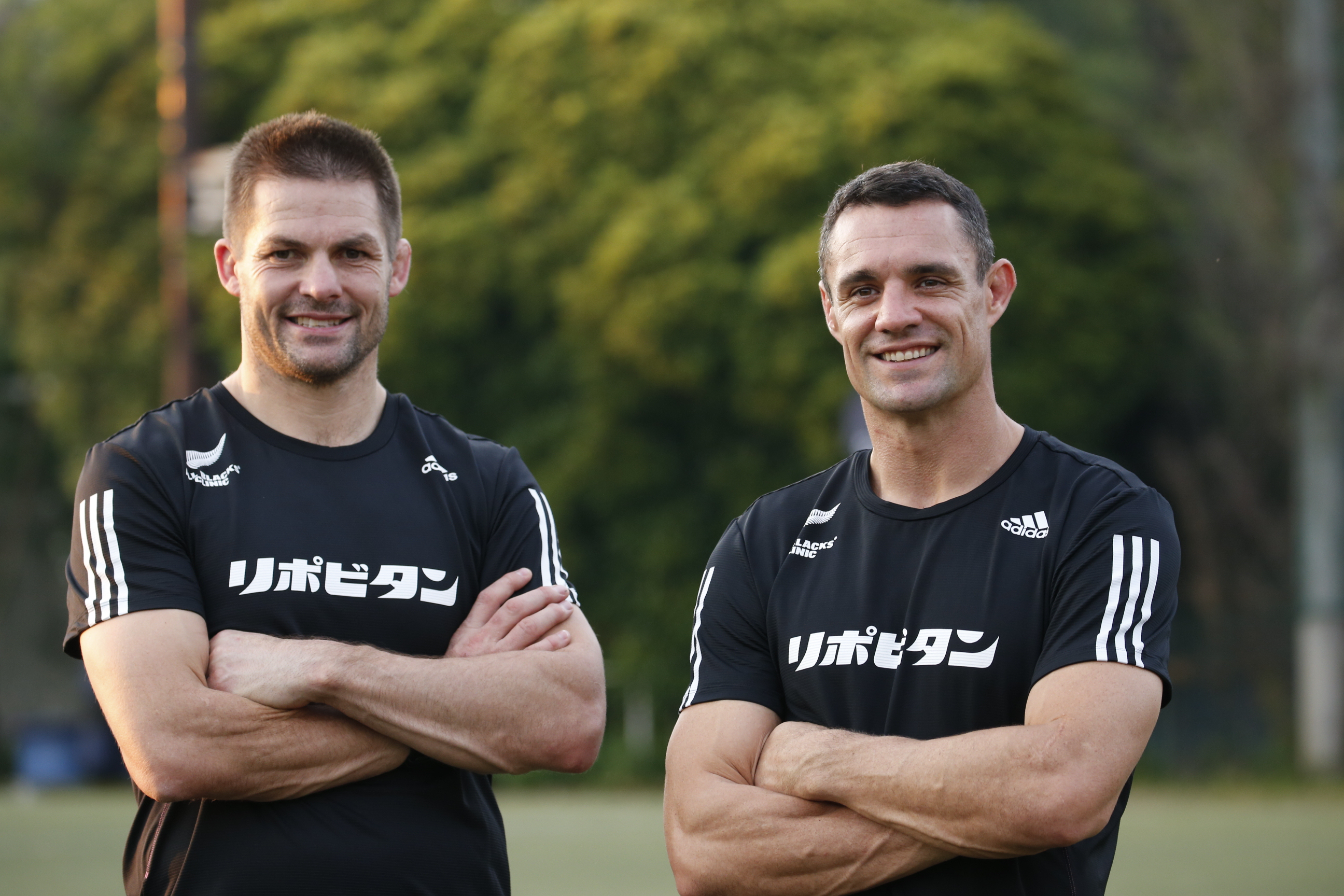 Richie McCaw (left) and Dan Carter (right)