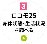 3 ロコモ25 身体状態・生活状況を調べる