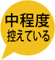 中程度控えている